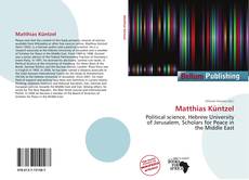 Portada del libro de Matthias Küntzel