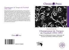 Capa do livro de Championnat de Turquie de Football 1992-1993 