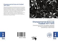 Buchcover von Championnat de Grèce de Football 1971-1972