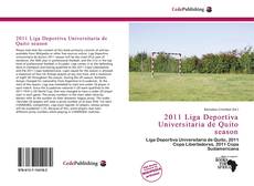 Bookcover of 2011 Liga Deportiva Universitaria de Quito season