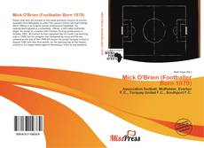 Portada del libro de Mick O'Brien (Footballer Born 1979)