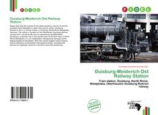 Bookcover of Duisburg-Meiderich Ost Railway Station