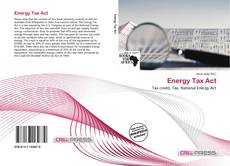 Couverture de Energy Tax Act