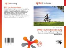 Portada del libro de 2009 Tour de Luxembourg