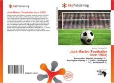 Buchcover von Jack Martin (Footballer born 1903)