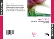 Bookcover of Attersee (lake)