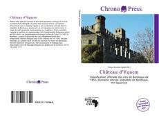 Capa do livro de Château d'Yquem 