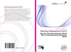 Capa do livro de German Submarine U-515 