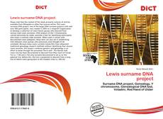 Couverture de Lewis surname DNA project