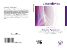 Capa do livro de Haavara Agreement 