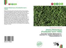 Portada del libro de Jimmy Robertson (Footballer born 1955)