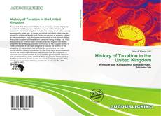 Portada del libro de History of Taxation in the United Kingdom