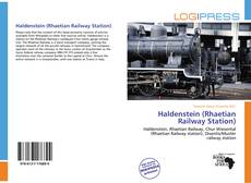 Bookcover of Haldenstein (Rhaetian Railway Station)