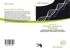 Capa do livro de Genetic studies on Sinhalese 