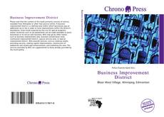 Bookcover of Business Improvement District