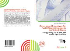 Copertina di Government Incentives for Fuel Efficient Vehicles in the United States