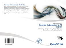 Portada del libro de German Submarine U-70 (1940)