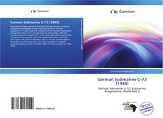 Capa do livro de German Submarine U-72 (1940) 