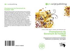 Bookcover of Championnat du Danemark de Football 1989