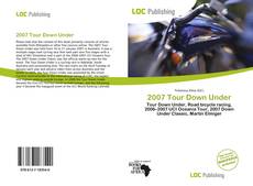 Capa do livro de 2007 Tour Down Under 