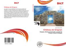 Capa do livro de Château de Grignan 