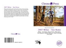 Capa do livro de 2007 Milan – San Remo 