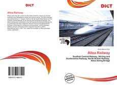 Capa do livro de Alloa Railway 