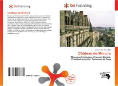 Capa do livro de Château de Menars 