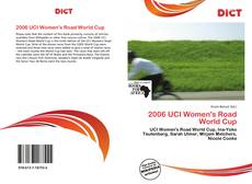 Borítókép a  2006 UCI Women's Road World Cup - hoz