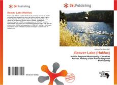 Capa do livro de Beaver Lake (Halifax) 