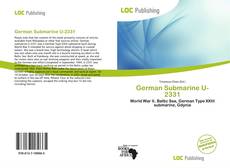 Capa do livro de German Submarine U-2331 