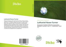 Portada del libro de Lathaniel Rowe-Turner
