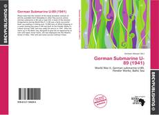 Copertina di German Submarine U-89 (1941)