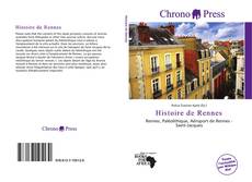 Capa do livro de Histoire de Rennes 