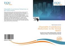 Bookcover of Charitable Contribution Deductions in the United States