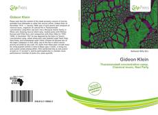 Bookcover of Gideon Klein