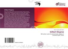 Couverture de Gilbert Duprez