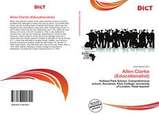 Capa do livro de Allen Clarke (Educationalist) 