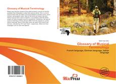Copertina di Glossary of Musical Terminology