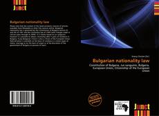 Copertina di Bulgarian nationality law