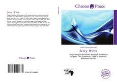 Portada del libro de Jerry Witte