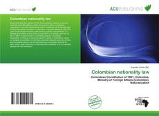 Bookcover of Colombian nationality law