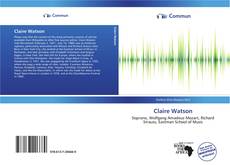 Capa do livro de Claire Watson 