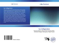 Capa do livro de Ius indigenatus 