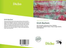 Erich Bachem的封面