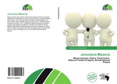 Copertina di Jaroslava Maxová