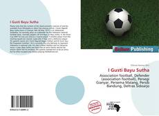 I Gusti Bayu Sutha的封面