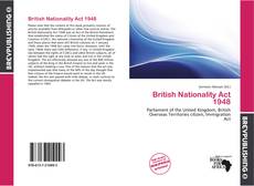 Copertina di British Nationality Act 1948