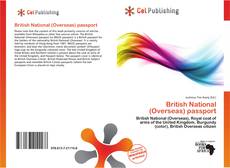 Capa do livro de British National (Overseas) passport 