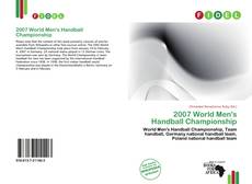 Bookcover of 2007 World Men's Handball Championship